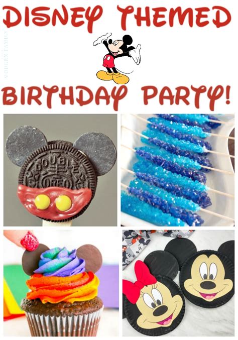 Disney Themed Food Recipes | Dandk Organizer