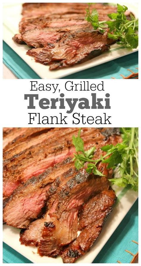 Grilled Teriyaki Flank Steak - Recipe Girl | Recipe | Flank steak recipes, Recipes, Grilling recipes