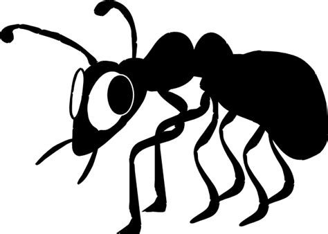 Cartoon Ant Silhouette Clip Art at Clker.com - vector clip art online, royalty free & public domain