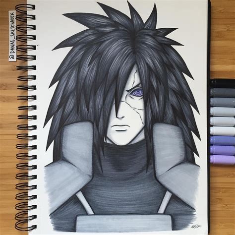 Here's the full Madara drawing. Had to crop the other pic to match the ...