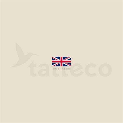 Small Union Jack Temporary Tattoo - Set of 3 – Tatteco