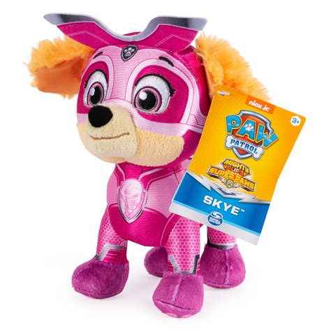 PAW Patrol, Mighty Pups Super Paws Skye, Stuffed Animal Plush, 8 inch - Walmart.com - Walmart.com