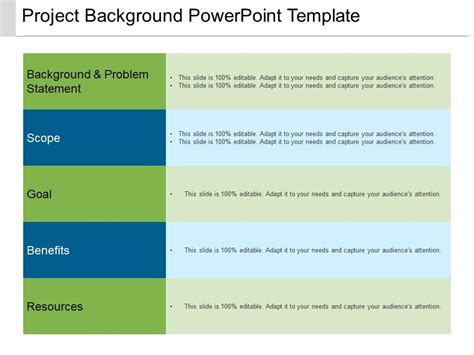 Project Background Powerpoint Template | Presentation Graphics ...