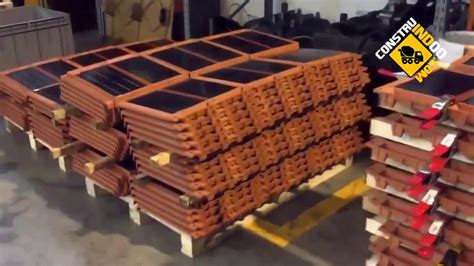 HOW THEY MAKE SOLAR TILES - YouTube