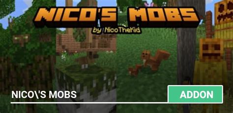 Mod Nico's Mobs for Minecraft