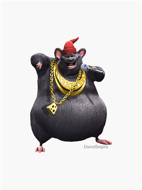 "Biggie Cheese Meme Mouse" Sticker for Sale by DonutEmpire | Redbubble