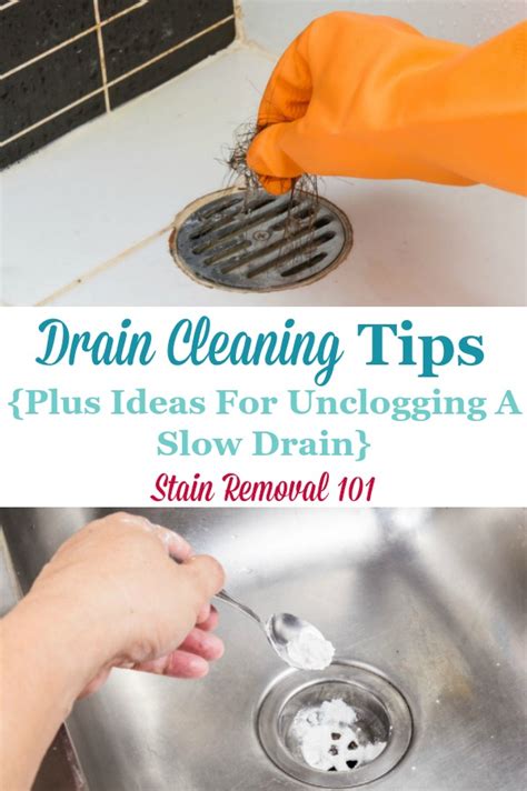 Drain Cleaning Tips And Unclogging A Slow Drain