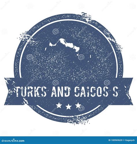 Turks and Caicos Islands Logo Sign. Stock Vector - Illustration of ...