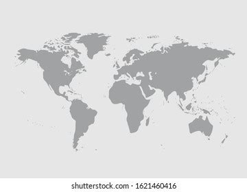 Vector World Map Illustration Australia Asia Stock Vector (Royalty Free) 1621460416 | Shutterstock