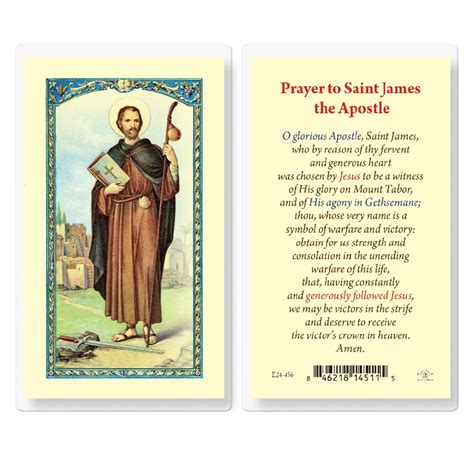 PRAYER TO ST JAMES THE APOSTLE - Divine Mercy Gift Shop