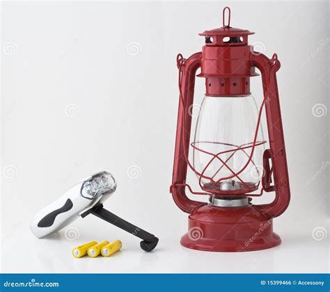 Emergency or Power Outage Kit Stock Photo - Image of light, candles ...