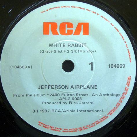 Jefferson Airplane - White Rabbit (1987, Vinyl) | Discogs