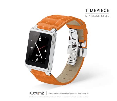 Orange iPod nano Watch, by iWatchz, for Spring Fashion - lotus823