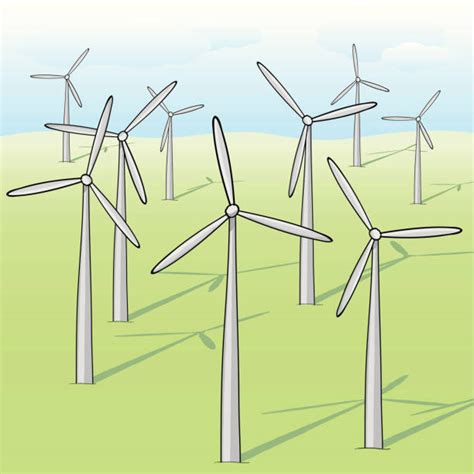 Wind Energy Cartoon - Wind Cartoon Turbine Background Shutterstock | Bodenfwasu