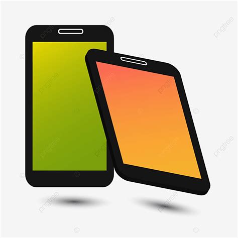 Mobile Phone Mockup Vector Hd PNG Images, Mobile Phone Mockup Colorful Design Vector, Ui, Mockup ...