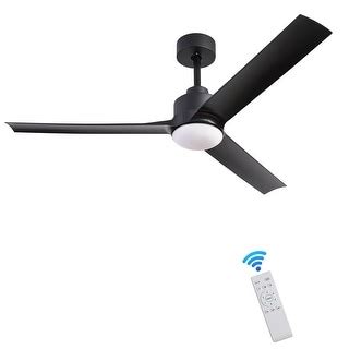 52-Inch Ceiling Fans with Lights - 3 Blades, Remote Control, 6 Speeds ...