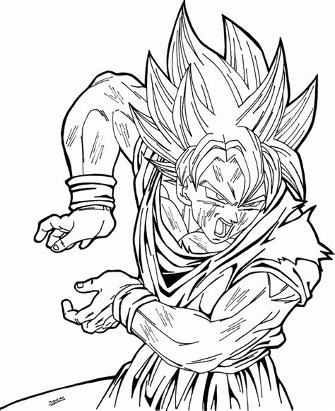 Free Dragon Ball Z Coloring Pages Goku Super Saiyan 5, Download Free Dragon Ball Z Coloring ...