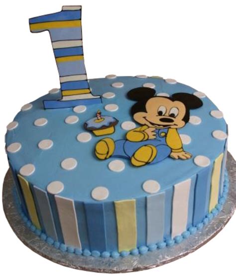 Baby Mickey mouse cake