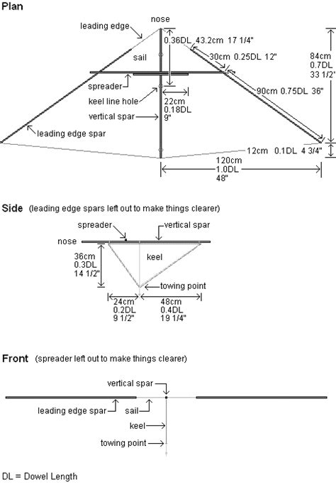 MBK Delta Kite Plans.