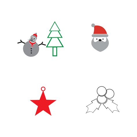 Christmas logo vector 5894676 Vector Art at Vecteezy