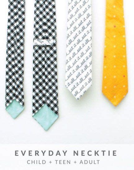 42+ Trendy ideas sewing projects for men tie pattern | Easy sewing, Boy tie pattern, Beginner ...