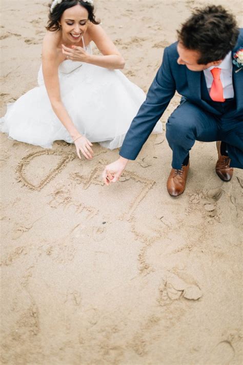 Scottish Beach Wedding at Angels with Bagpipes | Junebug Weddings