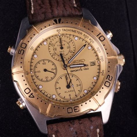 New Seiko Quartz Chronograph Wrist Watch. - Antique weapons, collectibles, silver, icons, bronze ...