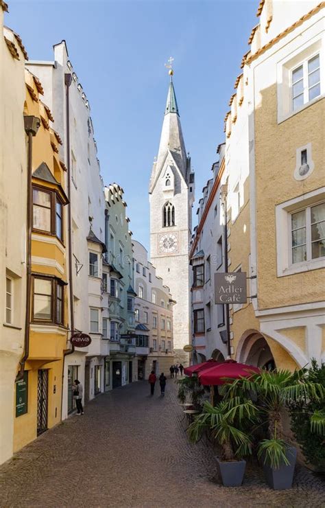 Brixen Street View, Northern Italy Editorial Stock Photo - Image of ...