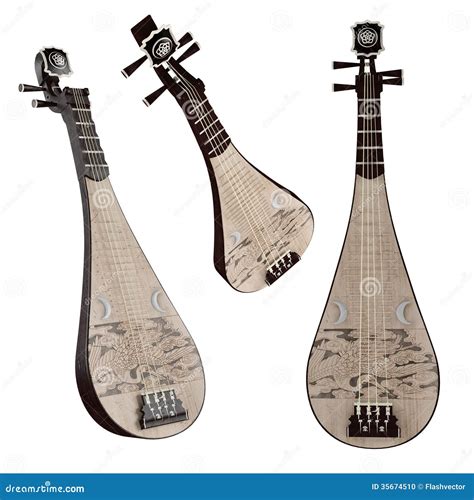 Pipa. Traditional Chinese Musical Instrument. Stock Photo - Image: 35674510