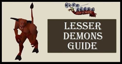 OSRS Lesser Demons Guide | Gear & Strategy