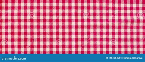 Red Classic Checkered Tablecloth Pattern Texture, Background with Copy Space Stock Photo - Image ...