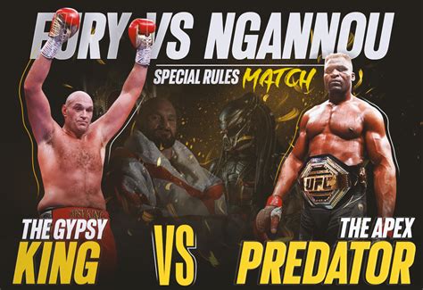 Tyson Fury vs Francis Ngannou Special Rules Baddest MF** Fight