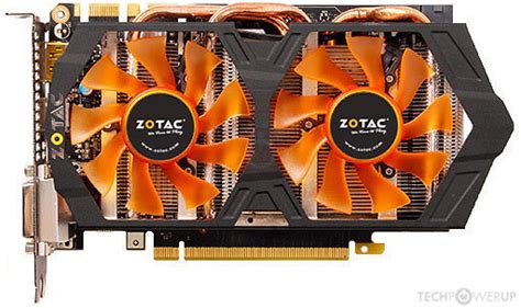 ZOTAC GTX 760 OC Specs | TechPowerUp GPU Database