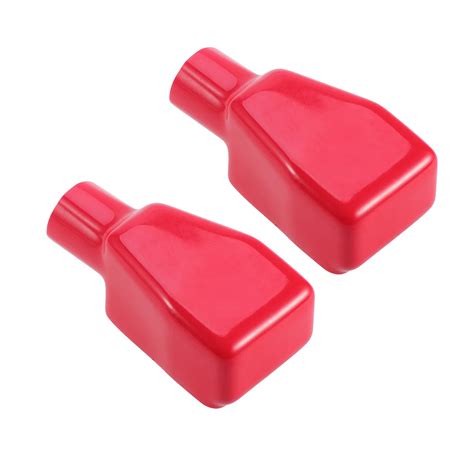 2 PCS Universal Car Positive Battery Terminal Covers Top Post Flexible ...