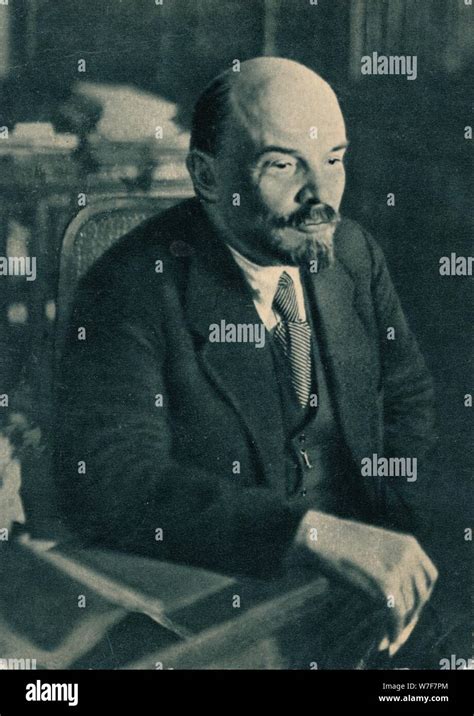 'Vladimir Ilich Lenin, Russian Bolshevik leader, 28th November', 1921 ...