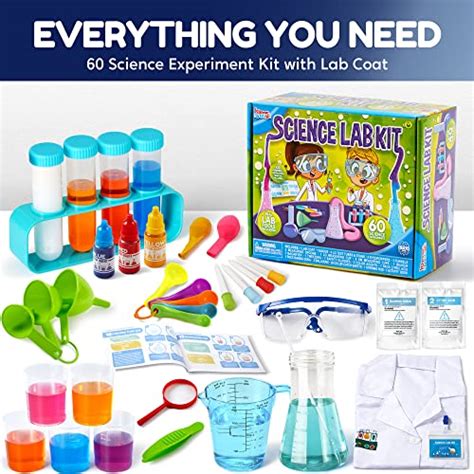 Klever Kits Science Lab Kit for Kids 60 Science Experiment Kit with Lab ...