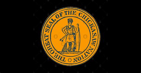 Chickasaw Nation Seal - Chickasaw - Sticker | TeePublic