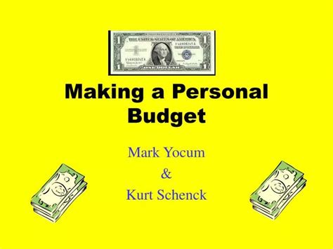 PPT - Making a Personal Budget PowerPoint Presentation, free download - ID:5265350