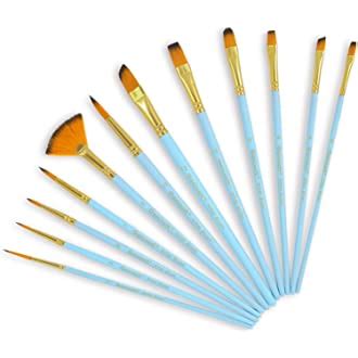 Oil Paint Brushes - Num Paint Kit