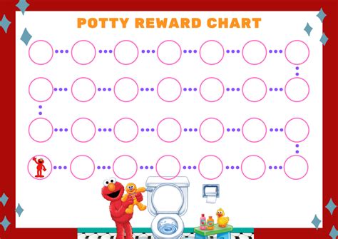 Elmo Printable Potty Training Chart – NBKomputer