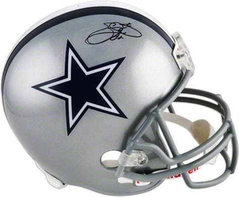 Emmitt Smith Signed NFL Dallas Cowboys Replica Helmet - One Source ...