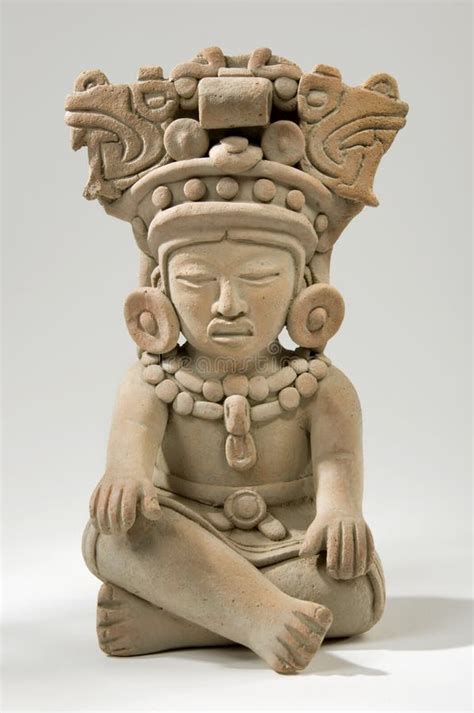 Mayan Clay Sculpture stock image. Image of aged, religion - 13592401