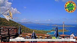 Watch live web cam - The Windmill Bar - St. John, USVI