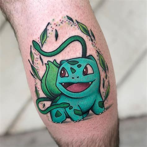 Cam Medford on Instagram: “Got To Do This Awesome Bulbasaur Tattoo! Love Me Some Pokemon Tattoos ...