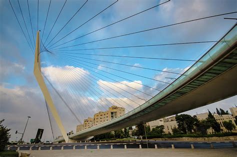 The Jerusalem Chords Bridge by Ilan Shacham