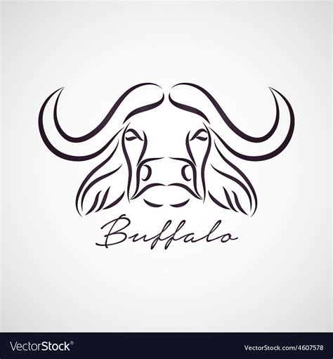 Buffalo logo Royalty Free Vector Image - VectorStock