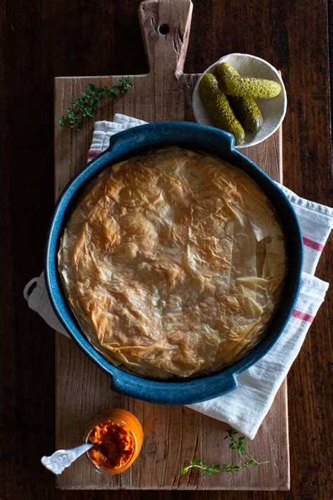 Vegan Gibanica Recipe (Serbian Cheese Pie) | Heartful Table