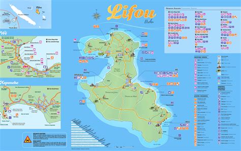 Lifou Island Tourist Map - Ontheworldmap.com