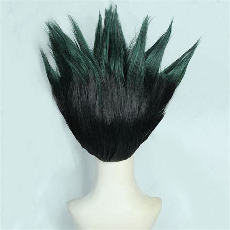 Hunter X Hunter Gon Freecss Black Green Cosplay Wig – Winkcosplay