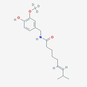 Capsaicin-d3 | C18H27NO3 | CID 44632689 - PubChem